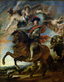 Equestrian portrait of King Philip IV of Spain c.1645 by Peter Paul Rubens