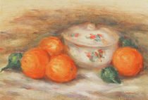 Still life with a covered dish and Oranges von Pierre-Auguste Renoir