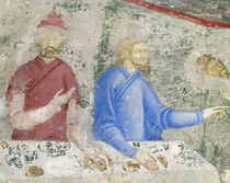 The Feast of Herod, detail from the chapel of St. Jean by Matteo Giovanetti