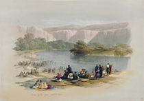Banks of the Jordan, April 2nd 1839 von David Roberts