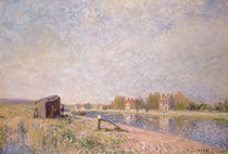 The Loing at Saint-Mammes, 1884 von Alfred Sisley