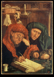 The Tax Collectors, 1550 by Marinus van Roejmerswaelen