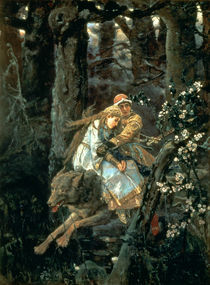 Prince Ivan on the Grey Wolf by Victor Mikhailovich Vasnetsov