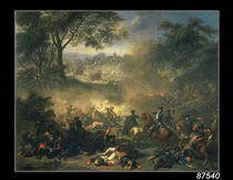The Battle of Poltava in 1709 von Jean-Marc Nattier