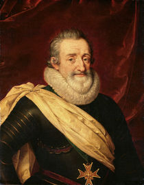 Portrait of Henri IV King of France von Frans II Pourbus