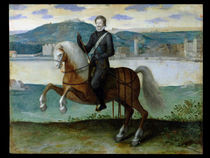 Equestrian Portrait of Henri IV King of France by French School