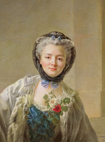 Portrait of Madame Drouais c.1758 by Francois-Hubert Drouais