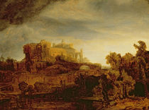 Landscape with a Chateau by Rembrandt Harmenszoon van Rijn