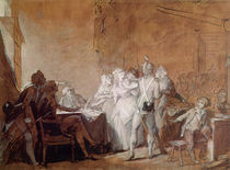 The Arrest of Charlotte Corday by Louis Leopold Boilly