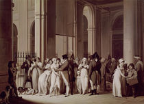 The Galleries of the Palais Royal by Louis Leopold Boilly