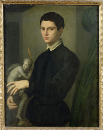 Portrait of a Sculptor, possibly Baccio Bandinelli von Agnolo Bronzino