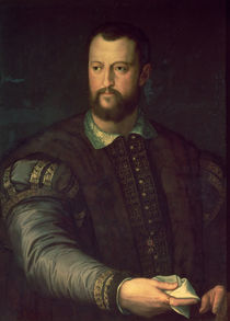 Portrait of Cosimo I de' Medici 1559 von Agnolo Bronzino