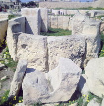 Megalithic temple site by Megalithic
