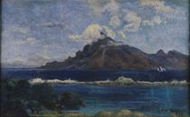 Coastal Martinique Landscape by Paul Gauguin