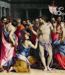 The Incredulity of St. Thomas by Francesco de Rossi Salviati Cecchino