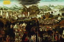 The Judgement of Paris and the Trojan War von Matthias Gerung or Gerou