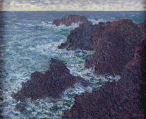 The Rocks at Belle-Ile, the Wild Coast by Claude Monet