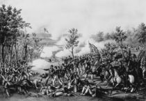 The Death of General James B. Mcpherson at The Battle of Atlanta by American School