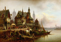 On the Shore, 1872 by Wilhelm Meyerheim