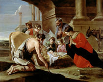 The Adoration of the Shepherds by Antoine and Louis & Mathieu Le Nain