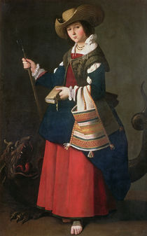 Saint Margaret of Antioch, 1630-34 von Francisco de Zurbaran