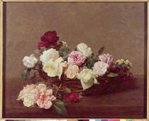 A Basket of Roses, 1890 von Ignace Henri Jean Fantin-Latour