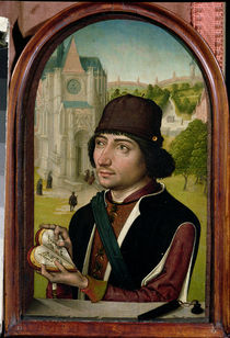 Portrait of a Young Man, c.1480 von Master of the View of St. Gudule