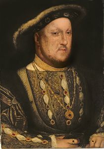 Portrait of Henry VIII c.1536 von Hans Holbein the Younger