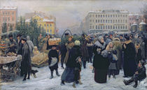 Christmas Fair by Heinrich Matvejevich Maniser