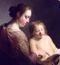 The Virgin Teaching the Infant Christ to Read von Pieter Fransz. de Grebber