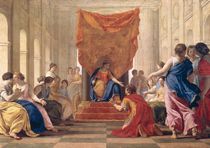 Poliphilus Kneeling before Queen Eleuterylida by Eustache Le Sueur