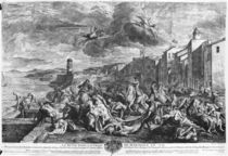 The plague of 1720 in Marseilles von Jean Francois de Troy