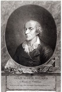 Jean Marie Roland de La Platiere von Nicolas Colibert