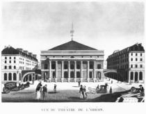 The Theatre de l'Odeon, c.1830 by French School