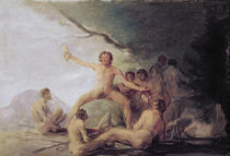 Cannibals savouring Human Remains by Francisco Jose de Goya y Lucientes