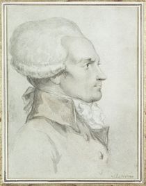 Portrait of Maximilien de Robespierre by Jean Michel the Younger Moreau