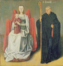 Virgin and Child with St. Benedict by French School