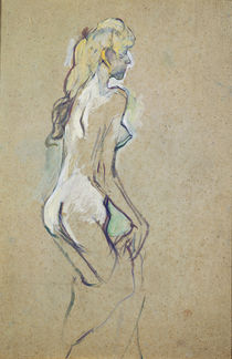 Nude Young Girl, 1893 by Henri de Toulouse-Lautrec