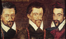 Portraits of Three Dukes of Guise von French School