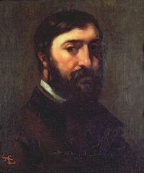 Portrait of Urbain Cuenot 1846 von Gustave Courbet