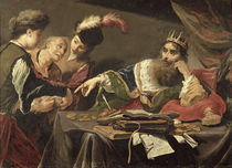Croesus Receiving a Tribute from a Lydian Peasant von Claude Vignon