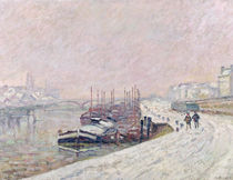 Snow in Rouen von Jean Baptiste Armand Guillaumin