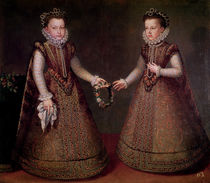 The Infantas Isabella Clara Eugenia von Alonso Sanchez Coello