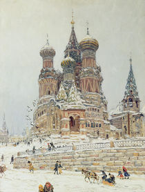 St. Basil's Cathedral, Red Square by Nikolay Nikanorovich Dubovskoy