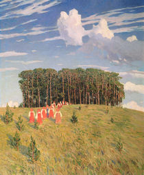 Slavic Celebration, 1911 von Evgeny Ivanovich Stolista