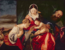 The Mystic Marriage of Saint Catherine von Lorenzo Lotto