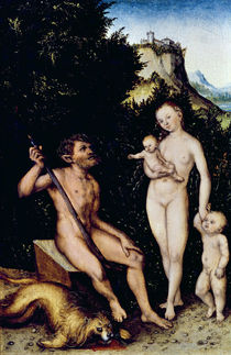 The Faun Family by Lucas the Younger Cranach