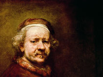 Self Portrait in at the Age of 63 by Rembrandt Harmenszoon van Rijn