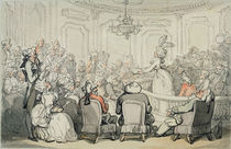 The Concert, from 'Scenes at Bath' by Thomas Rowlandson