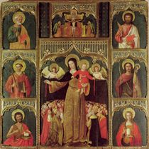 Altarpiece of the Virgin of the Rosary von Ludovico Brea